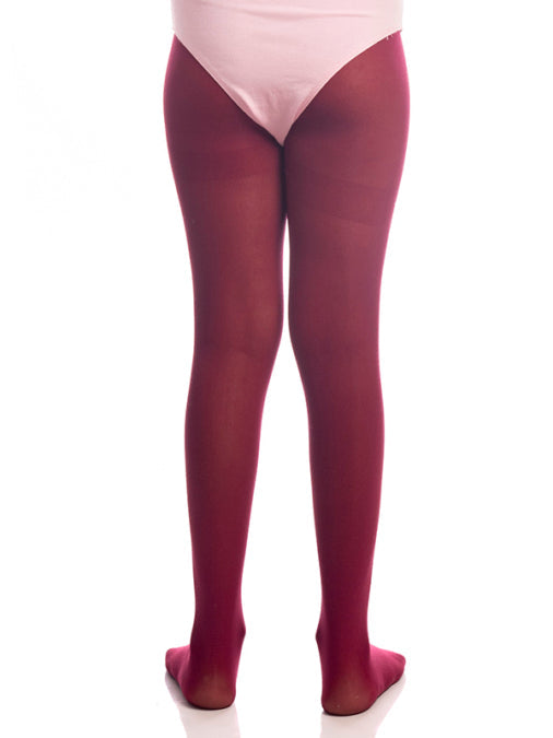 Wine Red Convertible Ballet Tights