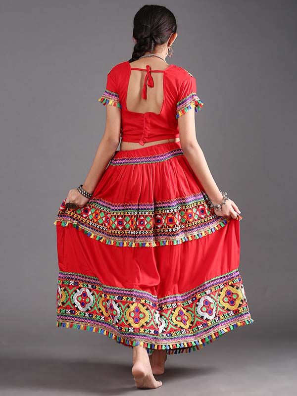 Garba Dance Dress Red 1