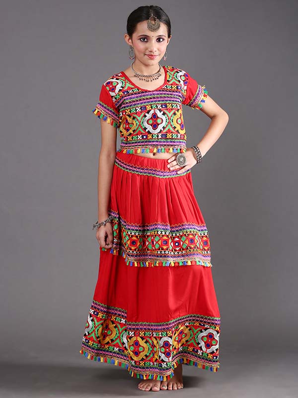 Buy AHHAAAA Garba/Dandia Dress for kids (3-6 Years) at Amazon.in
