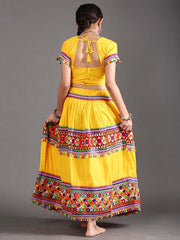 Yellow Gujarati Garba Dress
