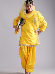 Yellow Giddha Dress