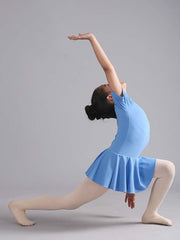 Blue Spandex Ballet Dress