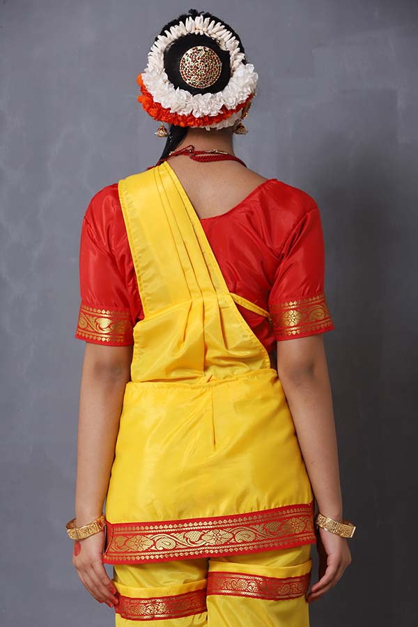 Red and Yellow Bharatanatyam Arangetram