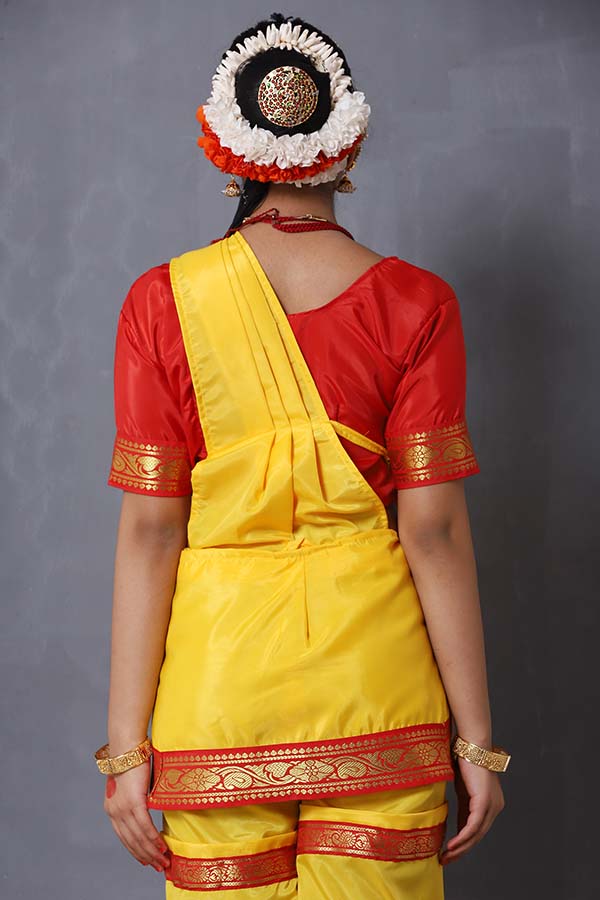 Buy Red Yellow Bharatanatym Dance Dress For Kids Online Buy Red Yellow Bharatanatym Dance Dress For Kids Online