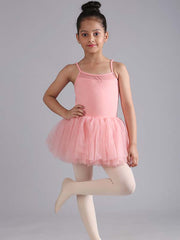 Peach Kids Tutu Dance Dress