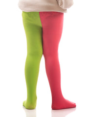 Green-Red Convertible Ballet Tights