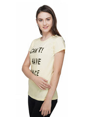 Yellow Can't, I have Dance Women T-Shirt