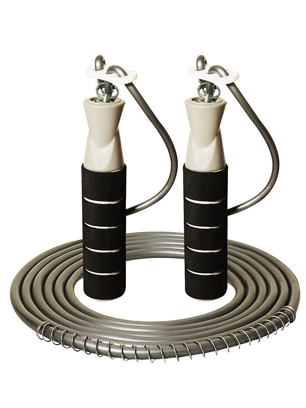 Adjustable Jumping Skipping Rope in Grey Color