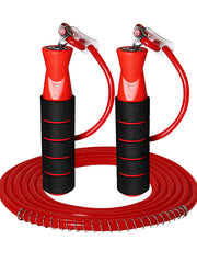 Red Adjustable Jumping Skipping Rope