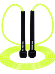 Lemon Green Adjustable PVC Thin Skipping Jump Ropes
