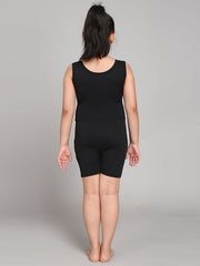 Black Gymnastics Unitard Bodysuit