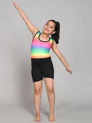 Rainbow Sleeveless  Bodysuit