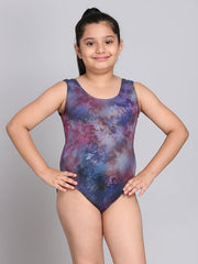 Galaxy Tie Dye Gymnastics Dress for kids