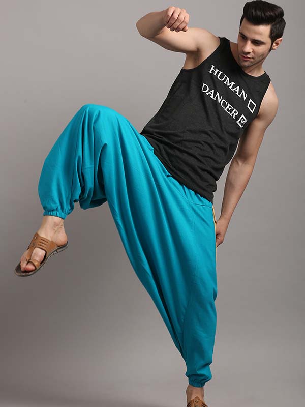 Buy Men's Arabic Neon Green Baggy Boho Hippy Harem Pants Unisex Yoga Dance  Freesize Track Pant – Enimane