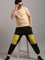 Men Dance Lower in Black - Yellow Color