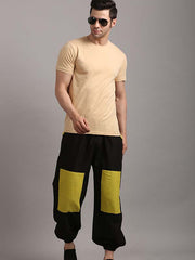 Black - Yellow Jogger Pants
