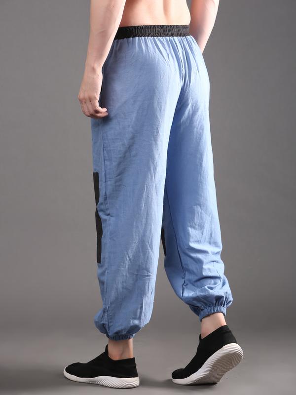 Light Blue - Black Relaxed Fit Pjyamas