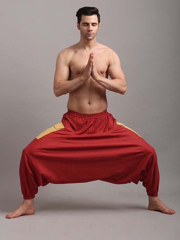 Men Zen Harem Pants - Drop Crotch Dance Yoga Pants – The Dance Bible