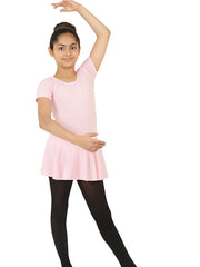 Pink Leotard Dance Dress With Skirt