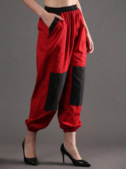 Red - Black Relaxed Fit Dance Pjyamas