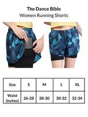 Military Print Workout Shorts Women