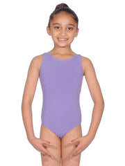 Lavender Sleeveless Gymnastics Dress