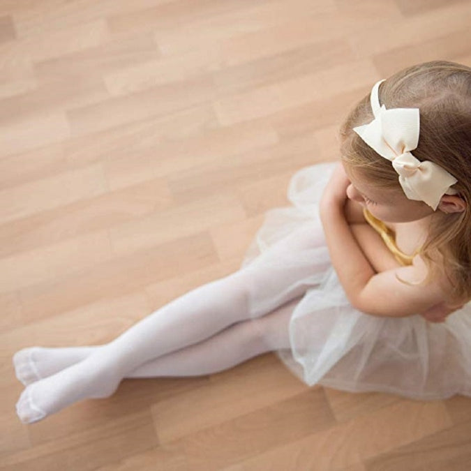 White Convertible Ballet Tights