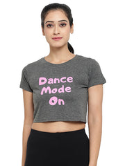 Dance Mode On Women Crop Top