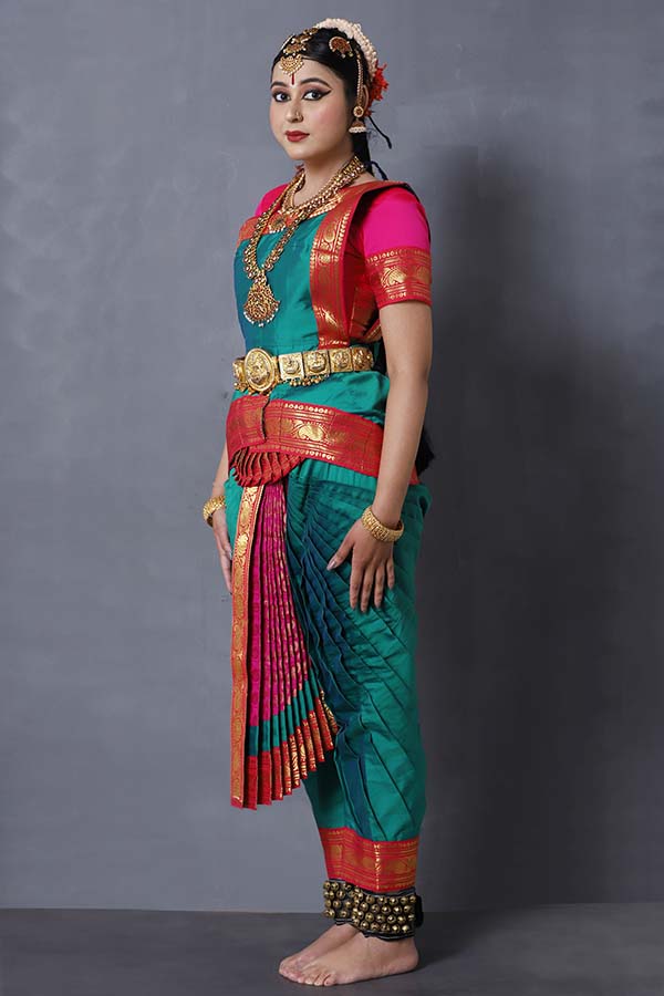 Buy Traditional Pink Green Bharatanatyam Dress Online For Women The Dance Bible Buy Traditional Pink Green Bharatanatyam Dress Online For Women The Dance Bible