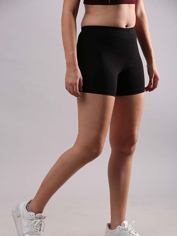 BZB Women's Booty Shorts High Waist Yoga Pants Gym Running Workout Shorts  Butt Lifting Hot Pants Black at Amazon Women's Clothing store