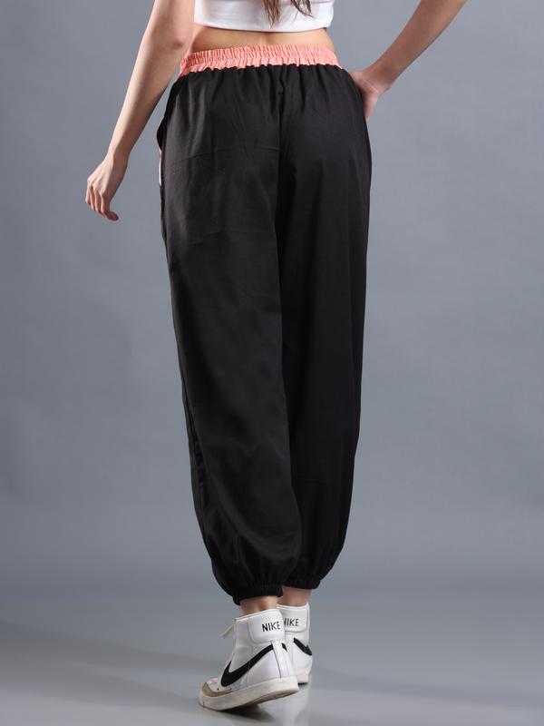 Black - Peach Relaxed Fit Dance Pjyamas