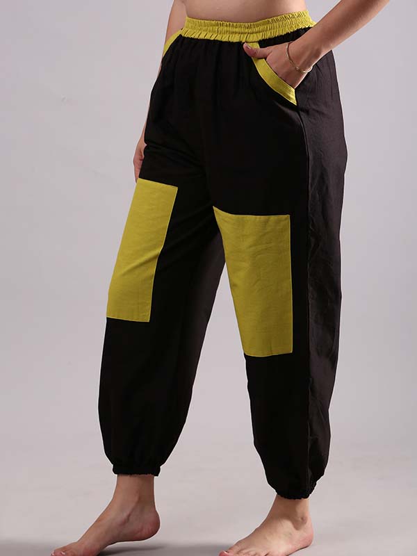 Black - Yellow Relaxed Fit Dance Pjyamas