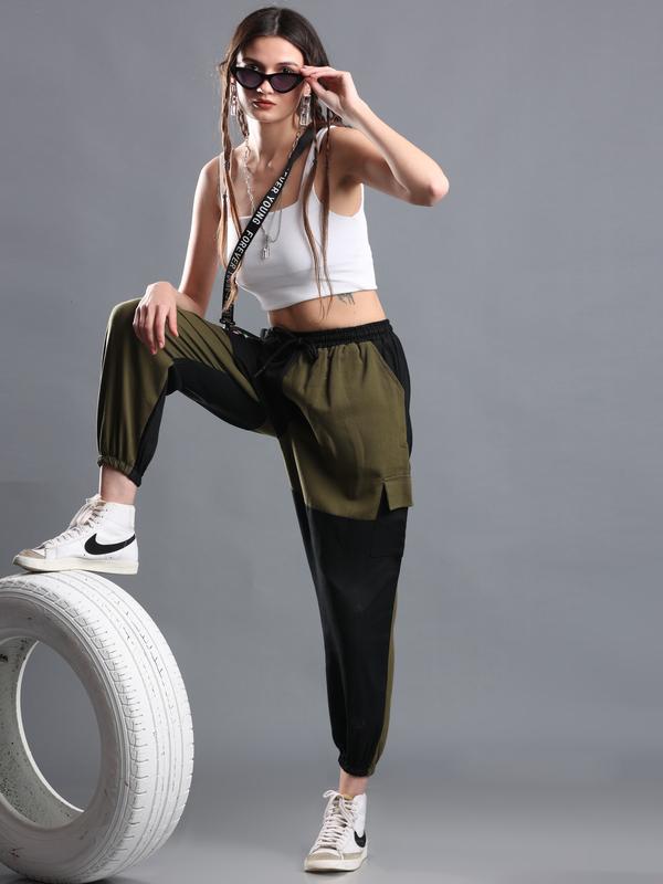 Women Swaggy Baggy Multi-Color Hip Hop Streetwear Jogger Pants - Brad -  Free Size