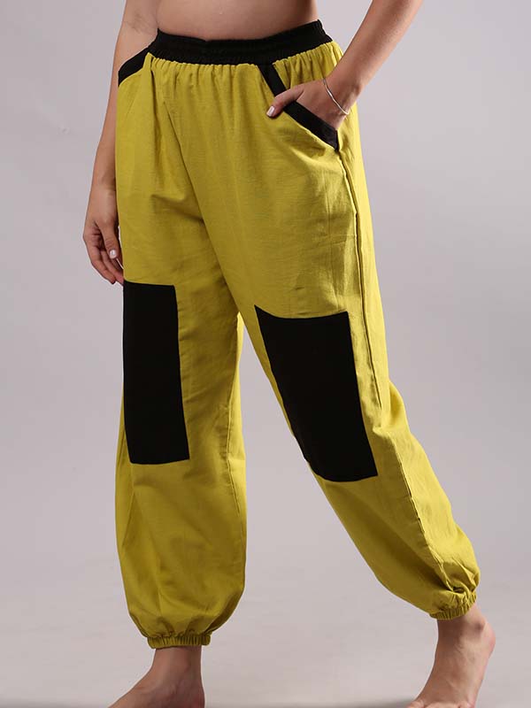 Yellow - Black Relaxed Fit Dance Pjyamas