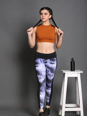 Purple Gym Tights For Women
