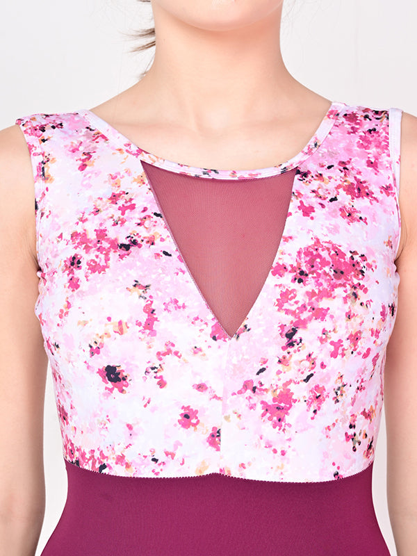 Floral Print Bodysuit Top