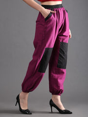Magenta - Black Relaxed Fit Dance Pjyamas