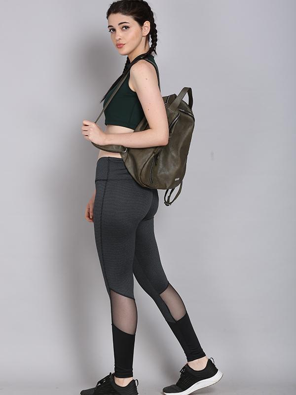 Women Tights in Charcoal Grey Color