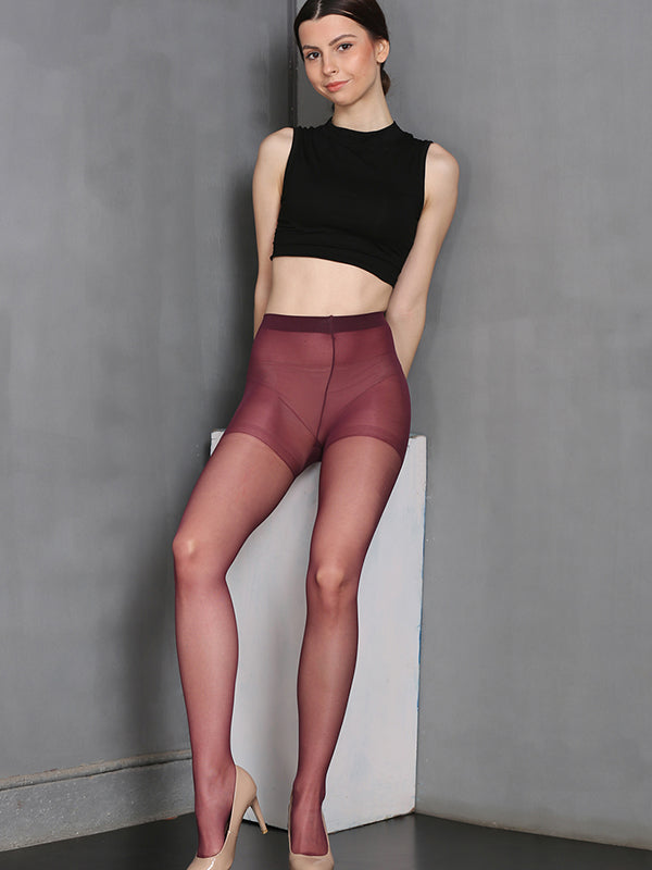 Adults Ballet Tights in Wine Color