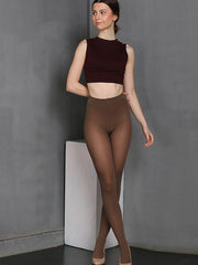 Adults Ballet Tights in Coffee Color