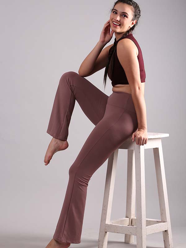 YOYOYOGA Bootcut Yoga Pants Women Pockets High Waisted Buttery Soft Stretch Athletic  Flare Leggings Work Bell Bottom Bootleg, Maroon, XX-Large : :  Clothing, Shoes & Accessories