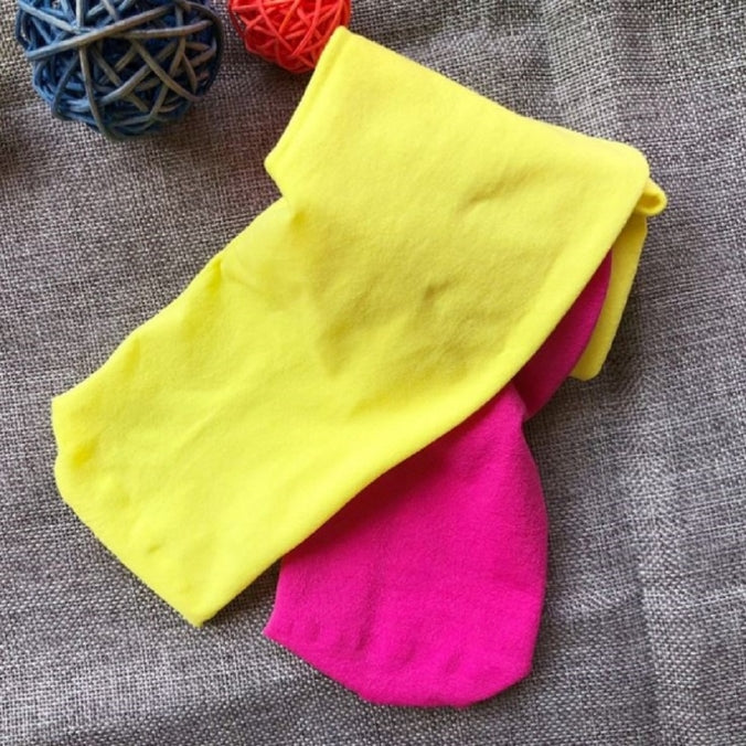 Yellow-Pink Ballet Stockings