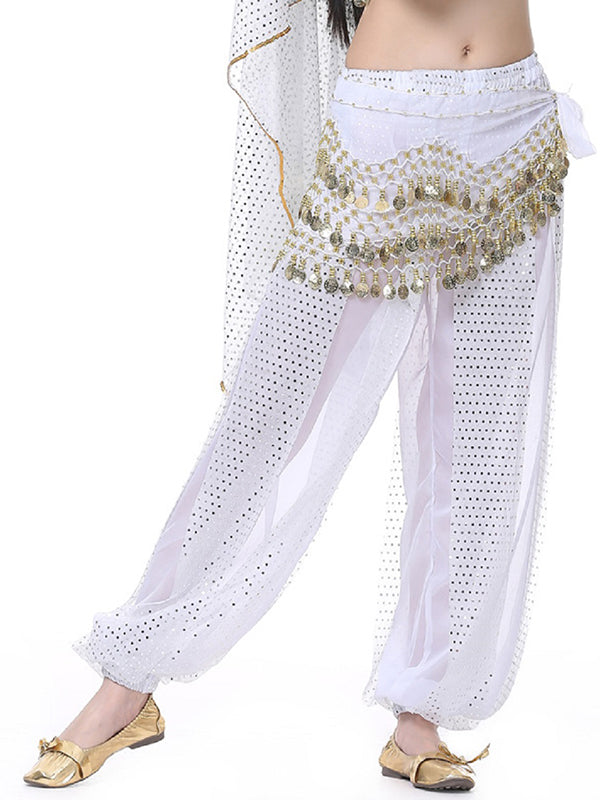 The Dance Bible Belly Dance Coin Harem Pants for Girls and Women  Belly  Dancing Pants Indian Dance Wear Pant Fancy Dress Costume Stage  Performance Wear Yellow  Amazonin Clothing  Accessories