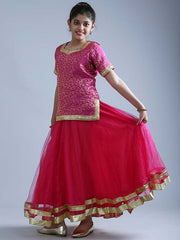Pink Kathak Dress