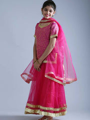 Pink kathak Anarkali Dress