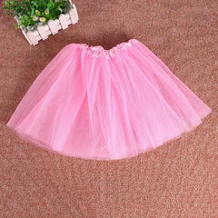 3 Layered Light Pink Ballet Tutu Skirt for 3-8 Years Kids