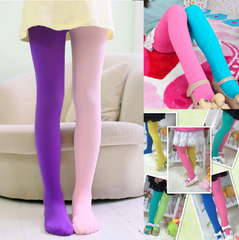 Purple-Pink Ballet Tights For Kids