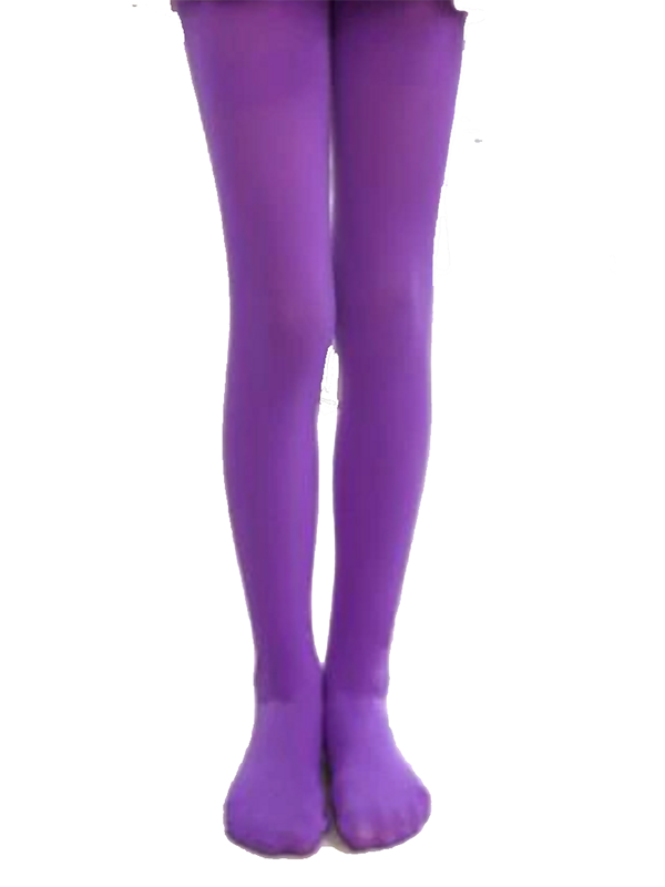 Purple Footed Ballet Tights